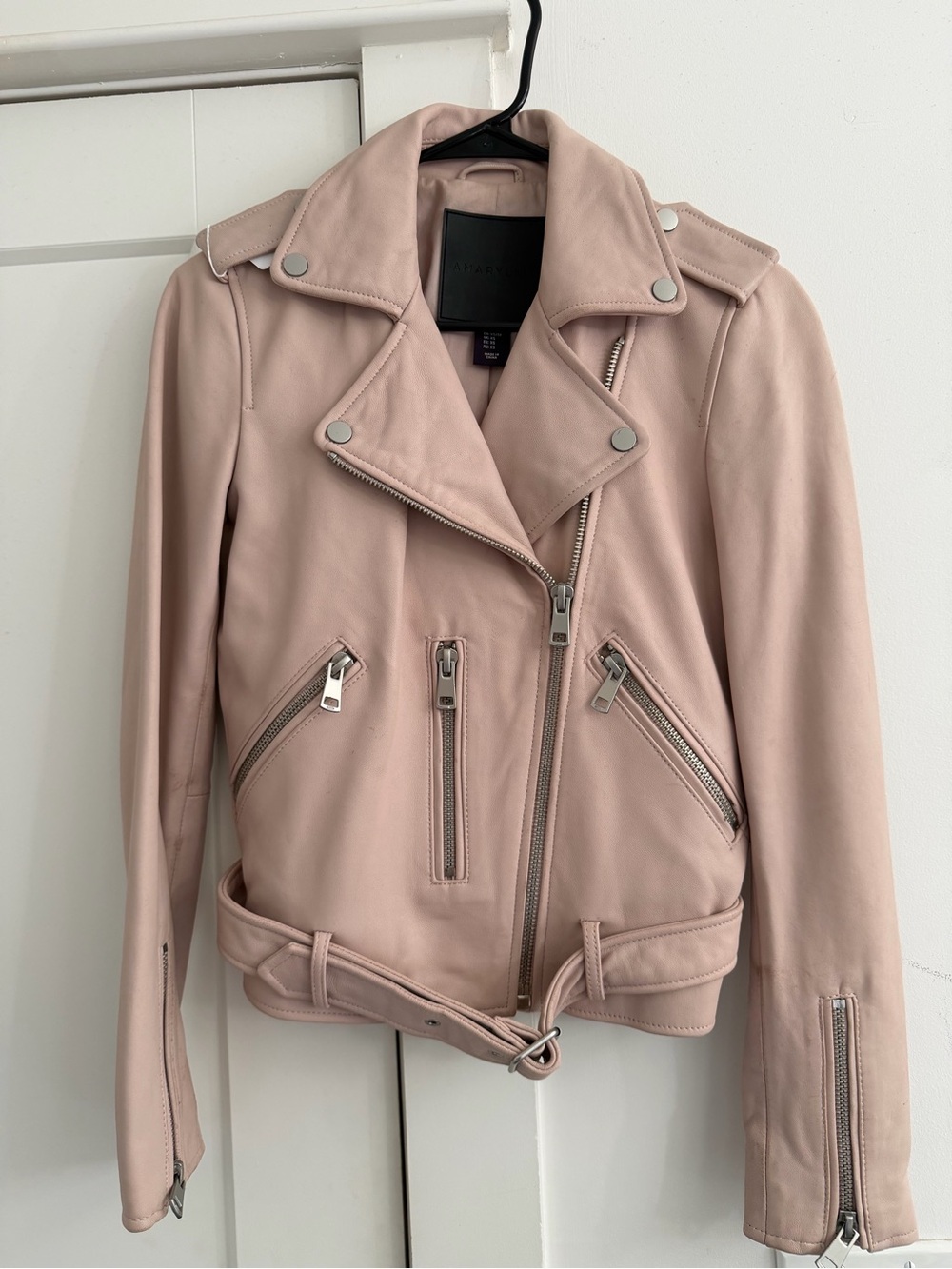 Amaryllis Genuine Leather Moto Jacket
